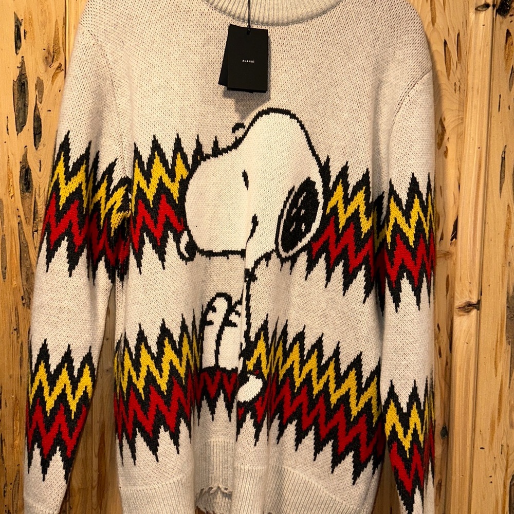 Men’s Alanui Peanuts sweater XL